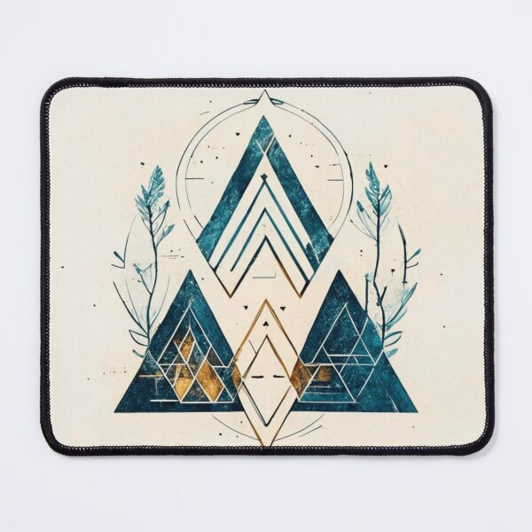 Item preview, Geometric pattern, abstract, triangle, circle, mountain, dream, effort, intention designed and sold by Gugurat.