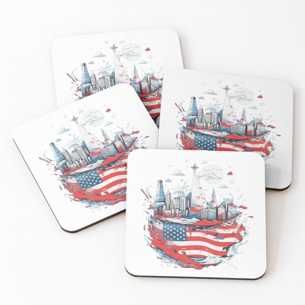 Item preview, Rojo, blanco y azul: diseño patriótico estadounidense. designed and sold by Emaga Digital Studio.