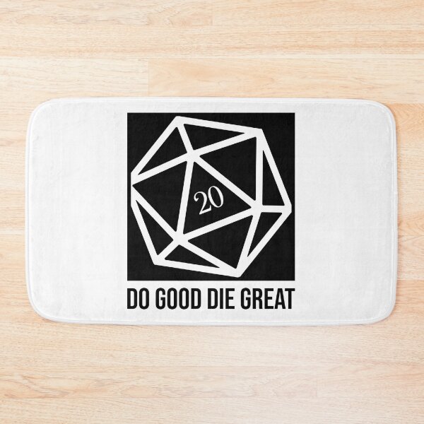 Item preview, Do Good Die Great D20 Dice designed and sold by pixeptional.