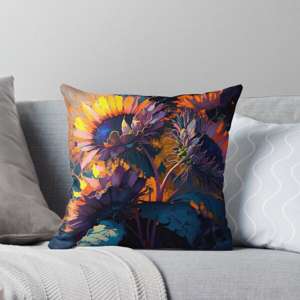 Item preview, Abstract impressionist Sun flowers #05 designed and sold by xaoslogic.
