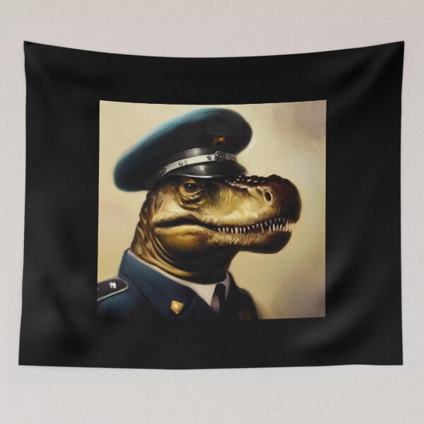 Item preview, T Rex Policeman designed and sold by CrankyOldDude.