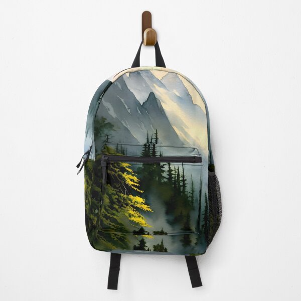 Item preview, Oil Paint Styled Watercolor Mountain Scenery - Chinese Painting designed and sold by joejiing.