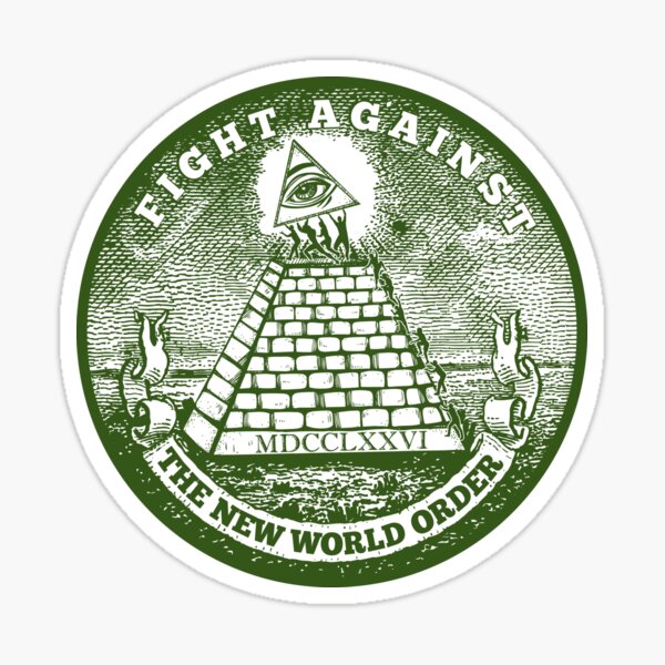 Item preview, Fight Against the New World Order designed and sold by oliveribanez.