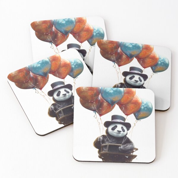 Item preview, Enjoying Balloon Panda designed and sold by ai-beyond.