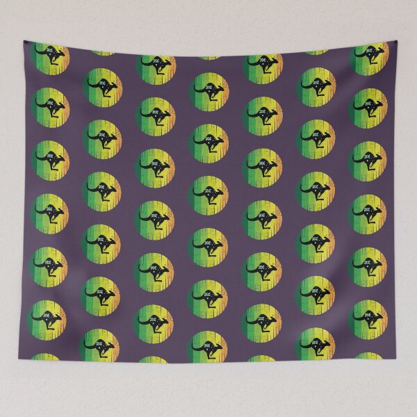 Item preview, Australian kangaroo with the australian flag  designed and sold by Donutlovers.