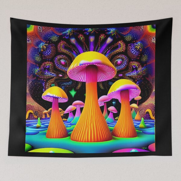 Item preview, Magic Mushrooms Trippy Dreamscapes 22 designed and sold by Benito Del Ray.