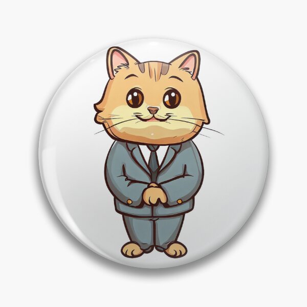 Item preview, business cat designed and sold by luckymando.