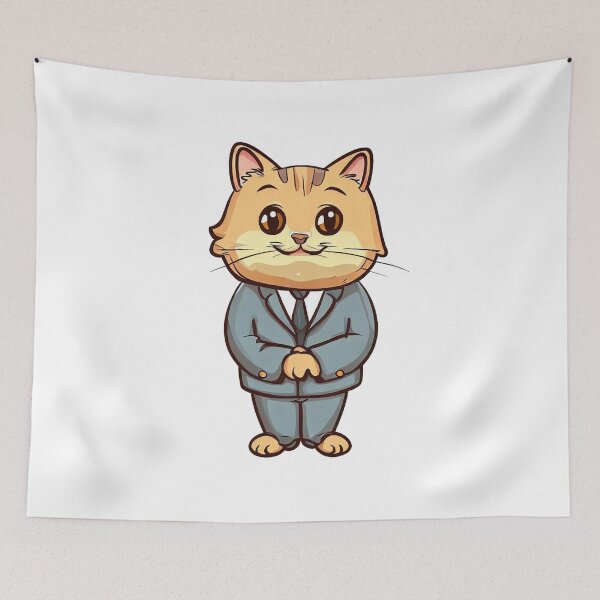Item preview, business cat designed and sold by luckymando.
