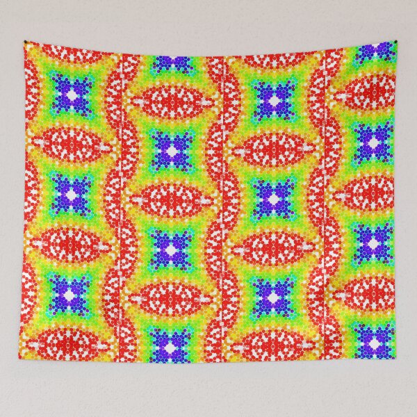 Item preview, Rainbow dots white designed and sold by DeisoriDoodles.