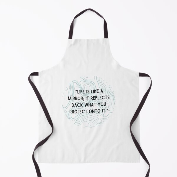 Item preview, Life is like a mirror; it reflects back what you project onto it. Quotes of life, simple and short with cute background designed and sold by diahsariw.