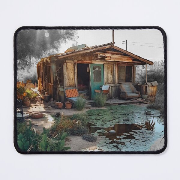 Item preview, Abandoned Shack In The Desert - Liminal Space Concept designed and sold by liminal-concept.
