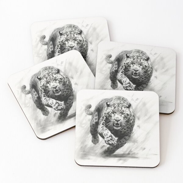 Item preview, Jaguar on white designed and sold by VTcountrydigital.