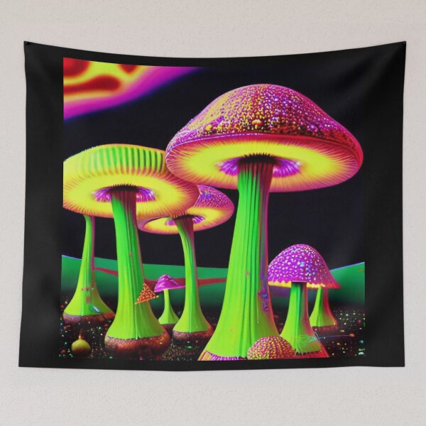 Item preview, Magic Mushrooms Trippy Dreamscapes 23 designed and sold by Benito Del Ray.