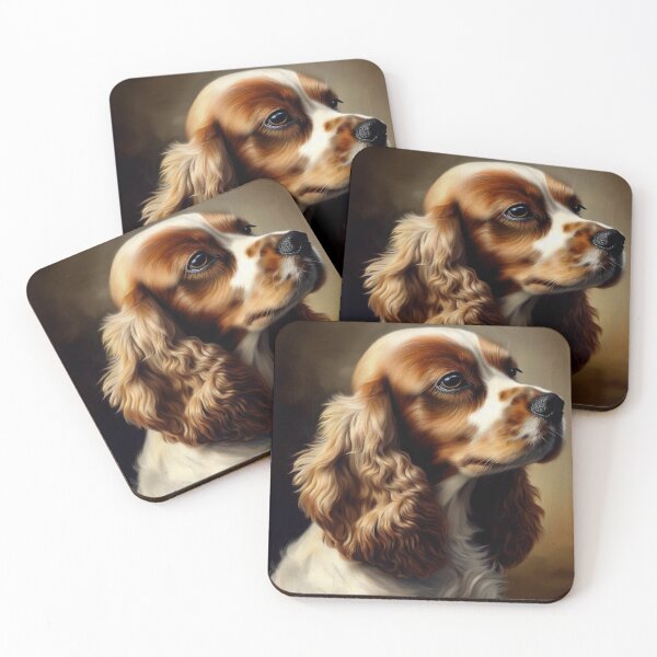 Item preview, Age of Renaissance: Delightful Spaniel in Bloom designed and sold by StyleSyndicatio.