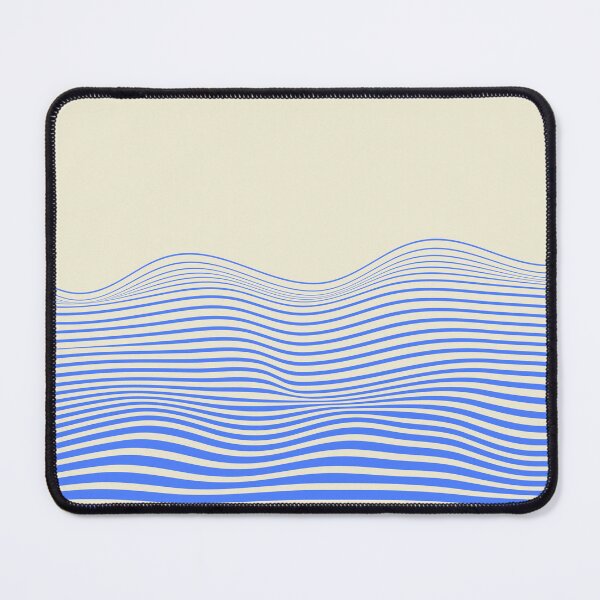 Item preview, Blue line waves designed and sold by vocej.