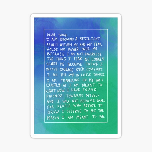 Item preview, I am growing resilient in spirit affirmation designed and sold by BoundToPlease.