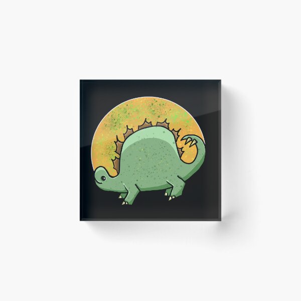 Artikelvorschau, Dinosaurier Stegosaurus Dino Urzeit Cartoon entworfen und verkauft von Skaxolotl.