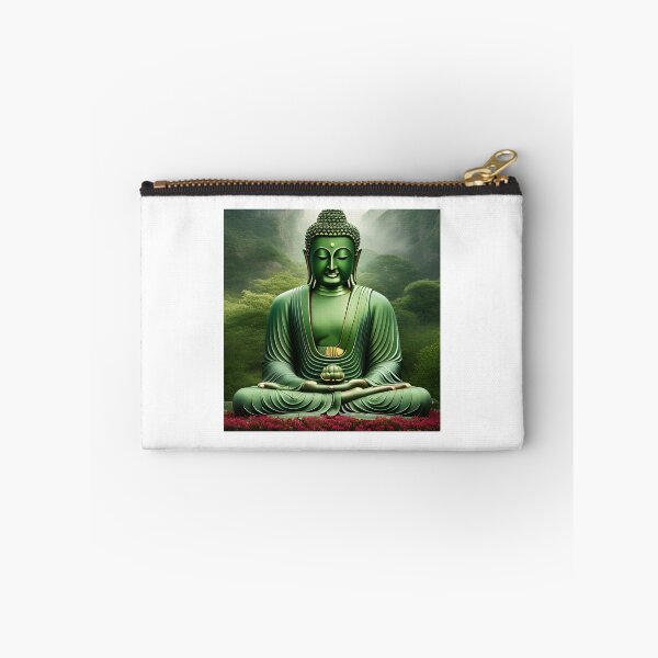Item preview, Buddha meditating wednesday green cheerful designed and sold by greengoodnich.
