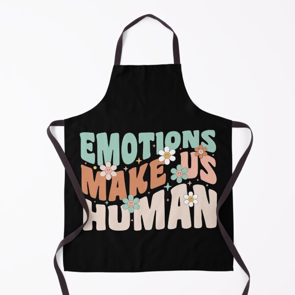 Item preview, Emotions Make Us Human Mental Health Retro Flower designed and sold by Designer-Girl.