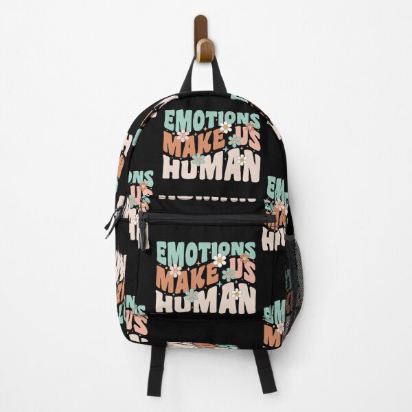 Item preview, Emotions Make Us Human Mental Health Retro Flower designed and sold by Designer-Girl.