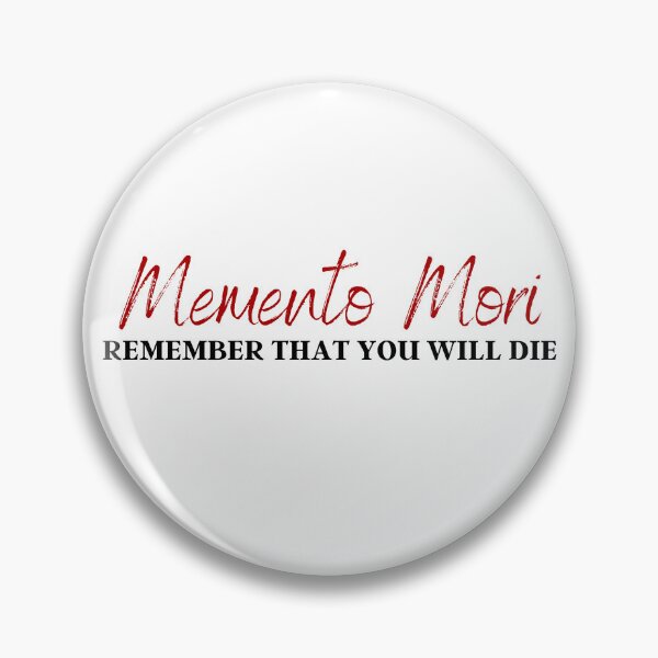 Item preview, memento mori designed and sold by addict2reading.