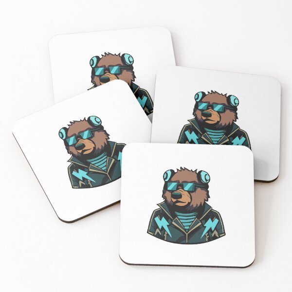 Item preview, Bear futuristic punk Ver 3 designed and sold by spyduckz.