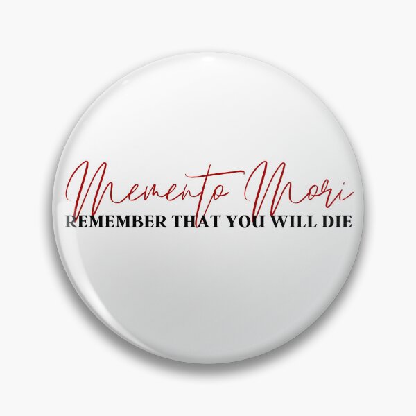 Item preview, memento mori designed and sold by addict2reading.