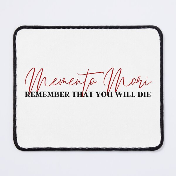 Item preview, memento mori designed and sold by addict2reading.