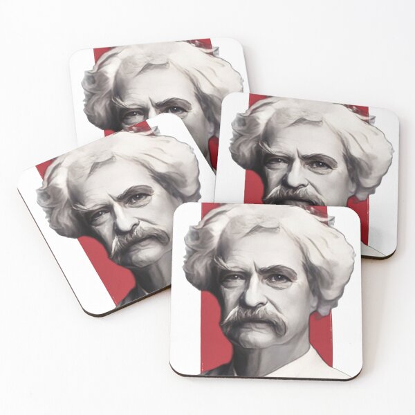 Item preview, American Writer Mark Twain illustration  designed and sold by Litstoy.