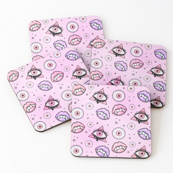 Item preview, Pastel Goth Kawaii Print designed and sold by CreaturesLikeUs.