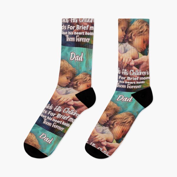 Item preview, June 19 Father's Day Dad holds his children's hands for a brief moment, but his heart holds them forever designed and sold by MegaColor.