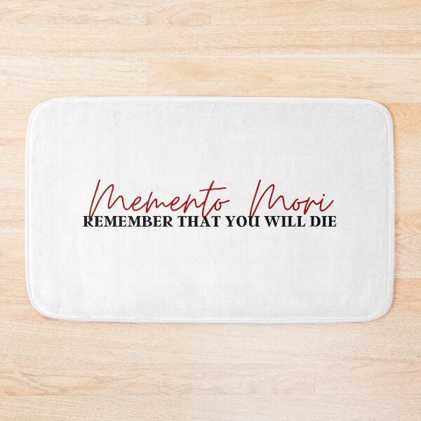 Item preview, memento mori designed and sold by addict2reading.