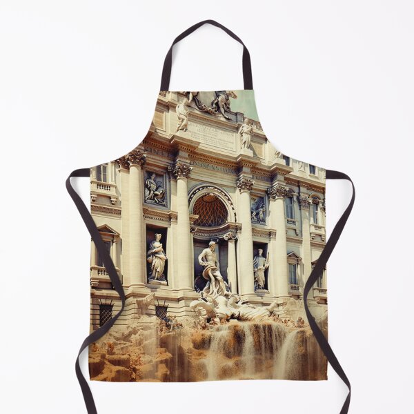 Item preview, A Vintage Travel Illustration of the Trevi Fountain in Rome designed and sold by GoodOldVintage.