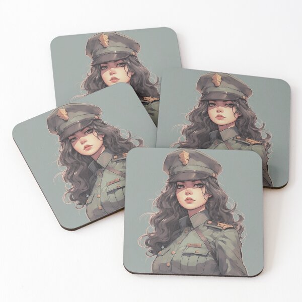Artikelvorschau, Female Soldier Lieutenant Manga - Courage and Determination entworfen und verkauft von Neuronexia.