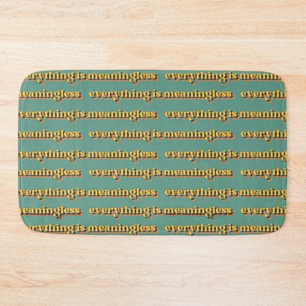 Item preview, Ecclesiastes bible verse quote everything is meaningless designed and sold by Firmly Planted Prints.