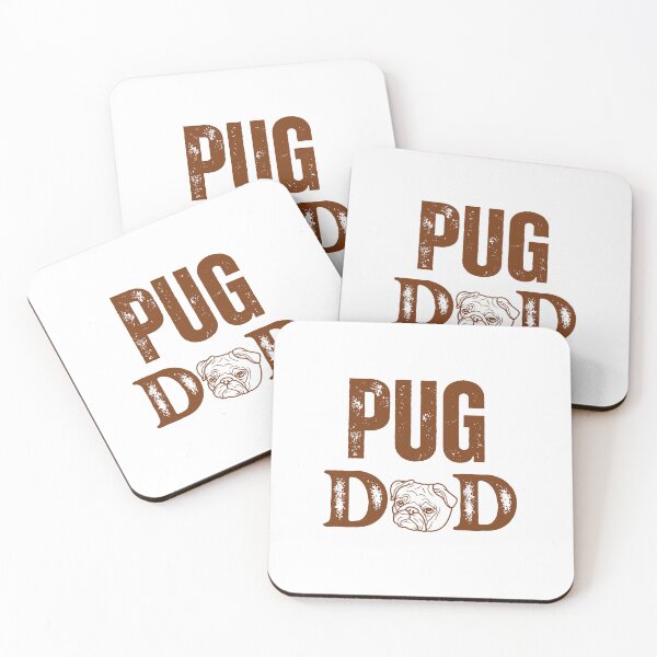 Artikelvorschau, pug dad entworfen und verkauft von DeluxBee.