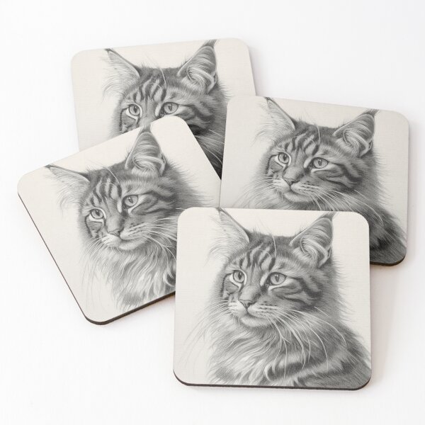 Item preview, Maine Coon Cat Kitten designed and sold by VTcountrydigital.