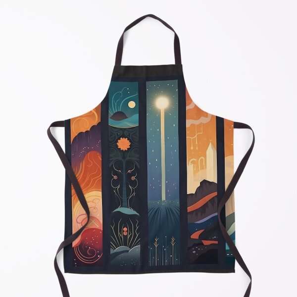 Item preview, Five ELEMENTS abstract imagination Classic designed and sold by DaytoNightCo.