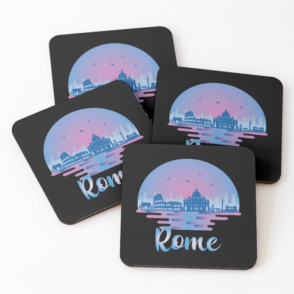 Item preview, Rome Skyline I Love Italy Travel - Roma Italia designed and sold by PolyPixel.