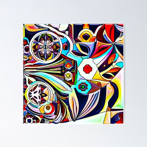 Item preview, Spectrum Symphony: A Kaleidoscope of Vibrant Patterns designed and sold by BubbleShopLK.