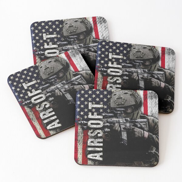 Item preview, Perfect American flag airsoft design for a real airsoft player designed and sold by Curly-lava.