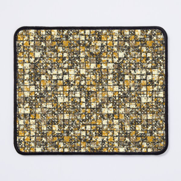 Item preview, Abstract Tiny Check Pattern in Black Yellow and Cream designed and sold by Trevor Hirst.
