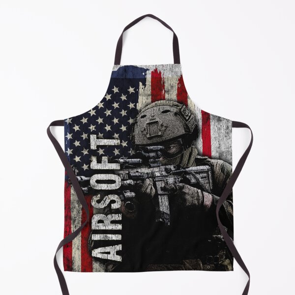 Item preview, Perfect American flag airsoft design for a real airsoft player designed and sold by Curly-lava.
