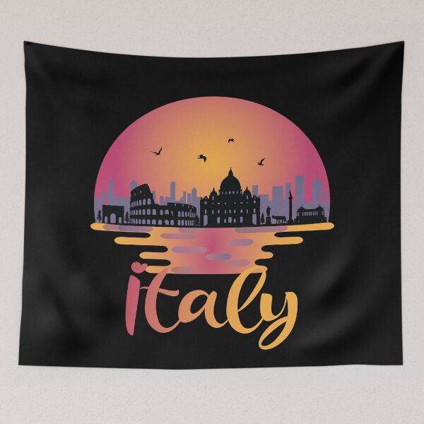 Item preview, Italy Rome Skyline I Love Travel - Roma Italia designed and sold by PolyPixel.