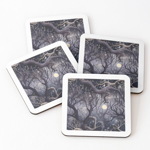 Item preview, Watercolor Midnight Garden Print designed and sold by CreaturesLikeUs.