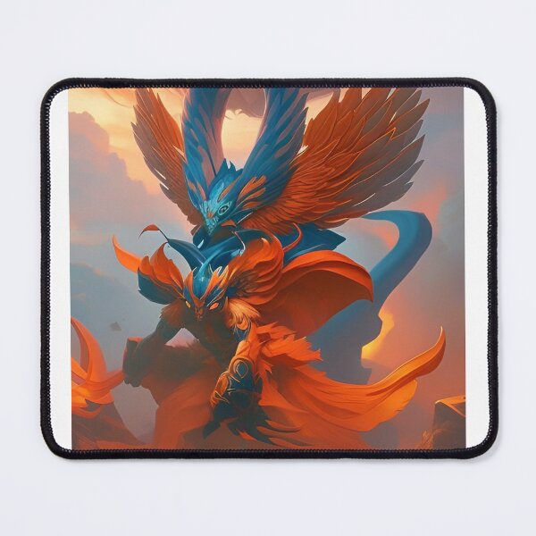 Item preview, Garuda flying above the orange sky designed and sold by greengoodnich.