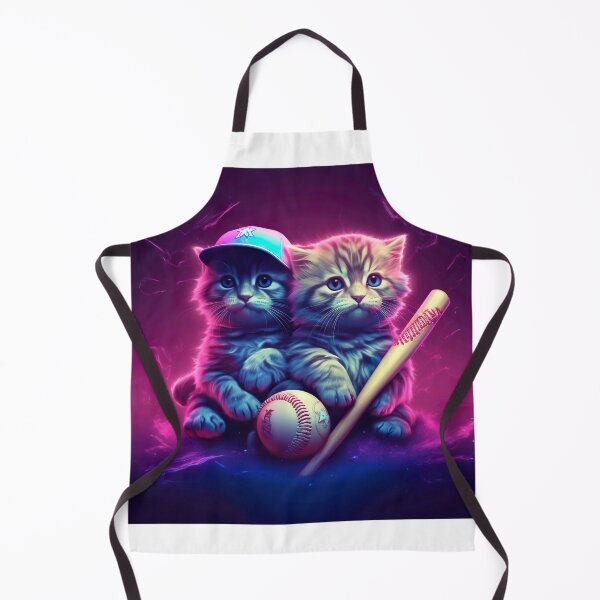 Item preview, Cats playing baseball designed and sold by jason042.