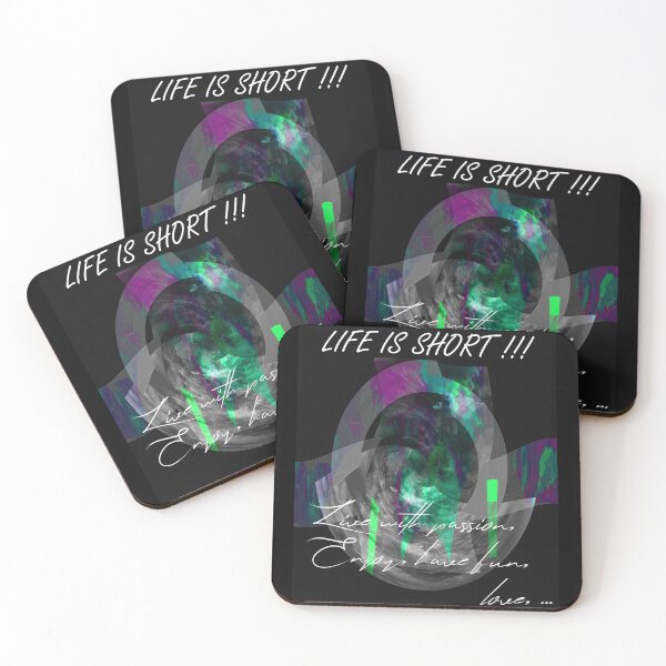 Item preview, Life is short!!! Live with passion. Enjoy, have fun, love… designed and sold by ROUGHSEA.