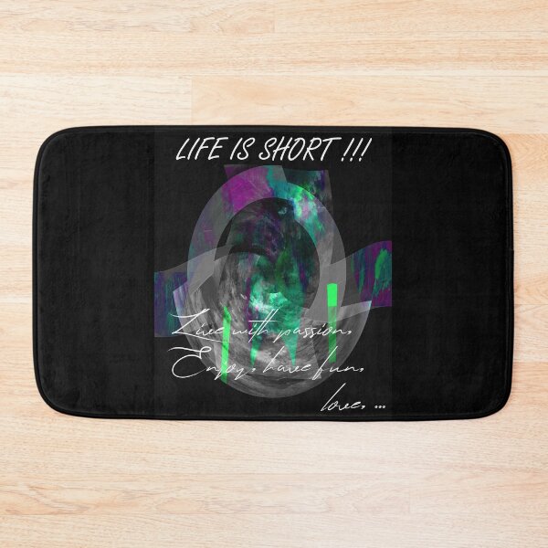 Item preview, Life is short!!! Live with passion. Enjoy, have fun, love… designed and sold by ROUGHSEA.