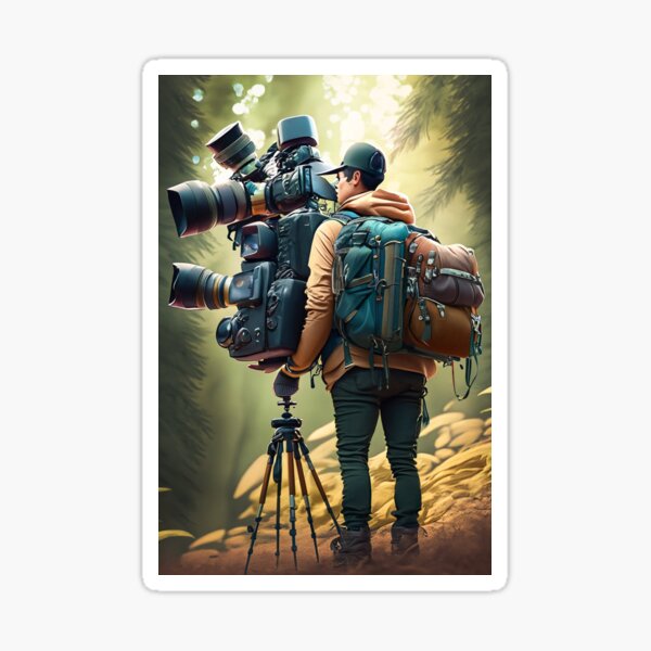 Item preview, Overloaded Photographer 3 designed and sold by drawbey.